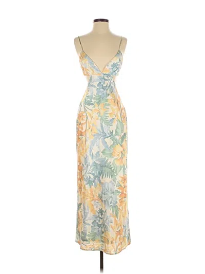 Pre-owned Significant Other Cocktail Dress In Yellow