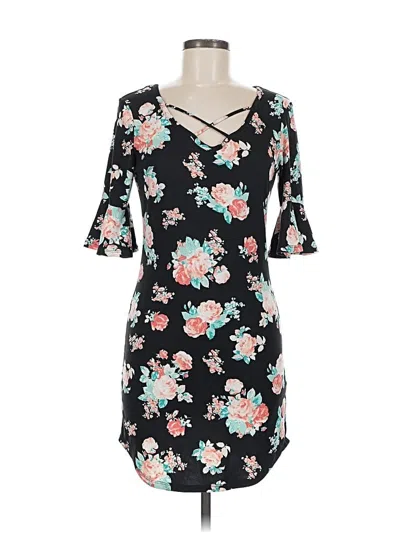 Pre-owned Ultra Flirt Casual Dress In Black