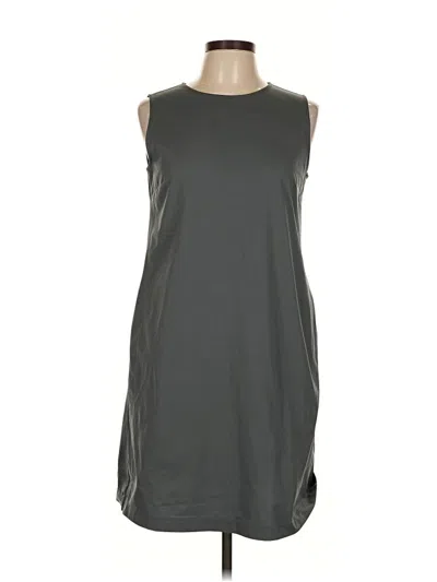 Pre-owned Uniqlo Casual Dress In Gray