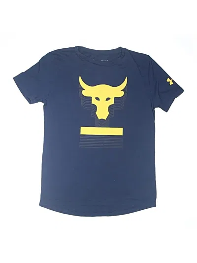 Pre-owned Under Armour Kids' Short Sleeve T-shirt In Blue