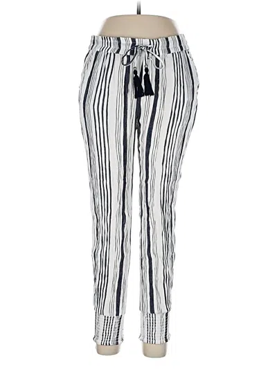 Pre-owned Blue Island Casual Pants In White