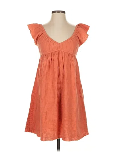Pre-owned Roxy Casual Dress In Orange
