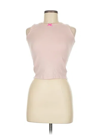 Pre-owned Boden Tank Top Pink Halter Neckline Tops