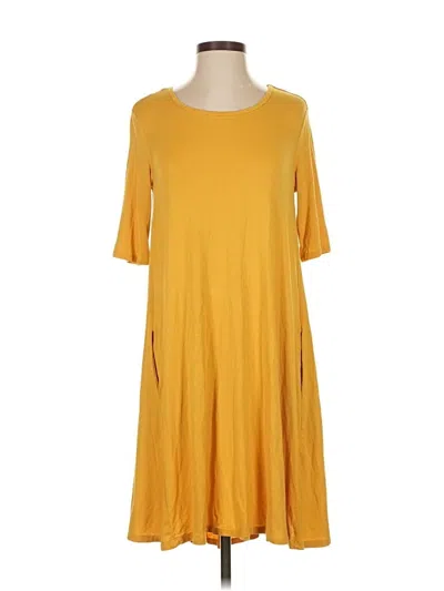 Pre-owned Grace & Lace Casual Dress In Yellow