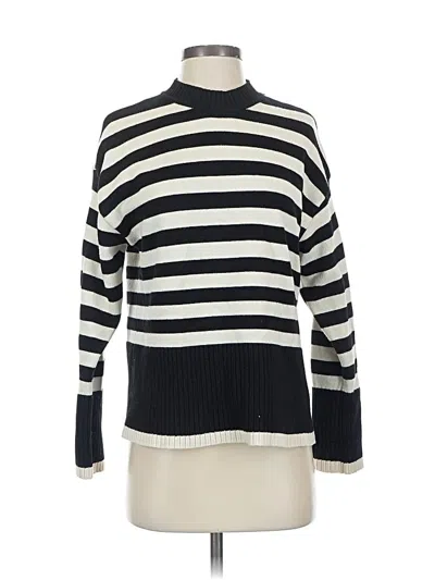 Pre-owned Zara Turtleneck Sweater In Black