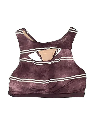 Pre-owned Everyday Sunday Swimsuit Top Burgundy Swimwear