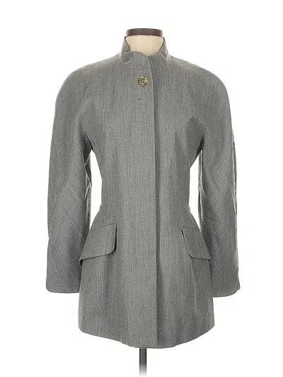 Pre-owned Escada By Margaretha Ley Wool Coat In Gray