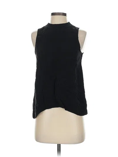 Pre-owned Amour Vert Sleeveless Blouse In Black