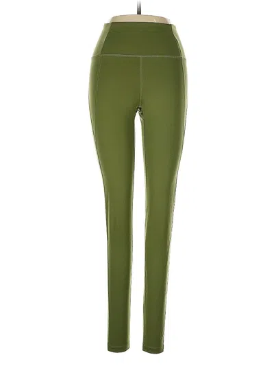 Pre-owned Girlfriend Collective Active Pants In Green