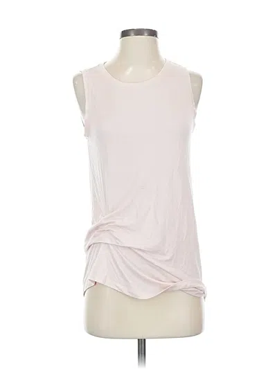 Pre-owned Athleta Sleeveless T-shirt In Pink