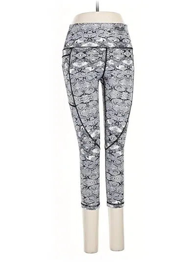 Pre-owned Zyia Active Leggings In Gray