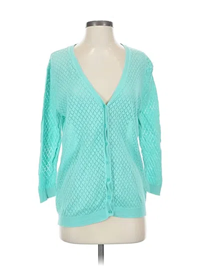 Pre-owned Pink Martini 3/4 Sleeve Blouse In Blue