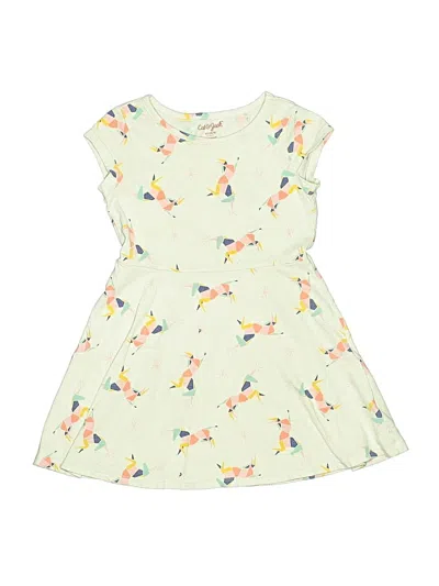Pre-owned Cat & Jack Kids' Dress In Green
