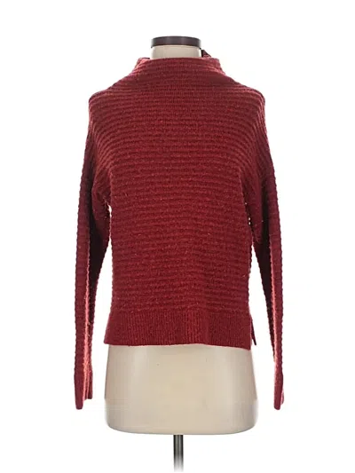 Pre-owned Madewell Turtleneck Sweater In Red