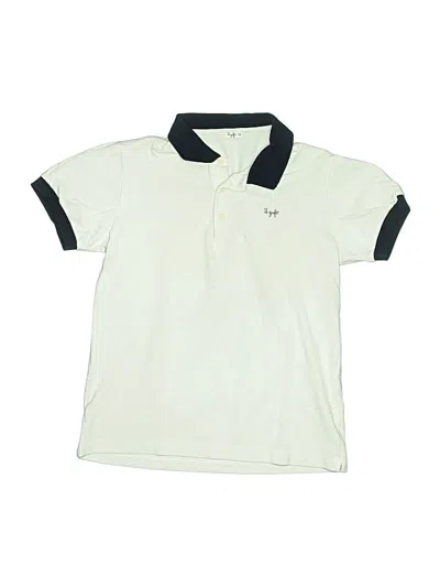 Pre-owned Il Gufo Kids' Short Sleeve Polo Shirt In White
