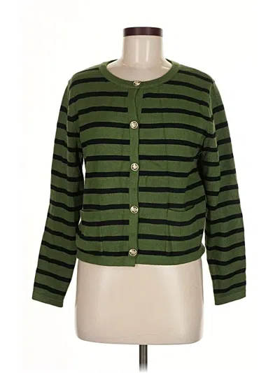 Pre-owned Lillusory Cardigan Sweater In Green