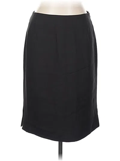Pre-owned Akris Formal Skirt In Black
