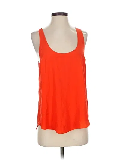 Pre-owned Apiece Apart Sleeveless Top Orange Scoop Neck Tops