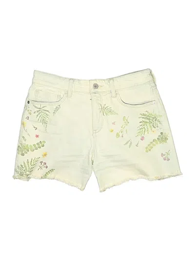 Pre-owned Pilcro By Anthropologie Denim Shorts In Yellow