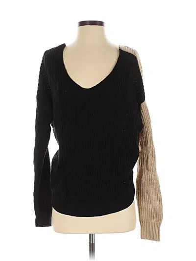 Pre-owned The Nines Pullover Sweater In Black