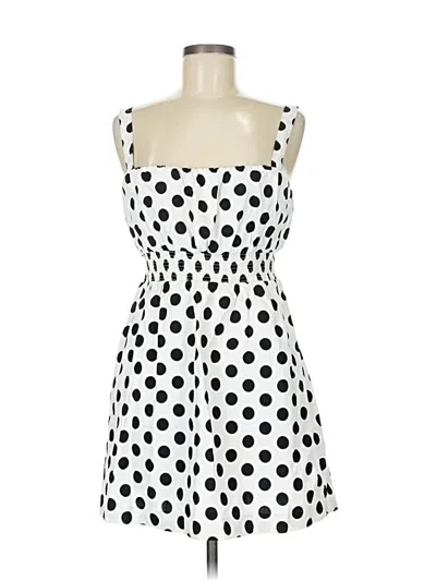 Pre-owned L'academie Los Angeles Casual Dress In White