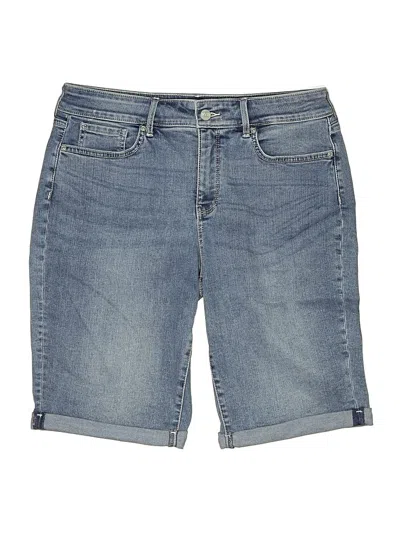 Pre-owned Nydj Denim Shorts In Blue