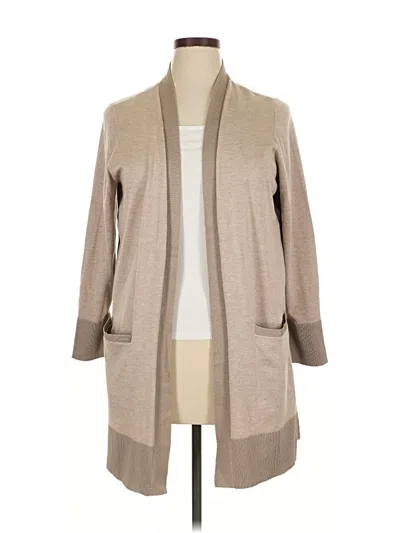 Pre-owned Chico's Cardigan Sweater In Brown