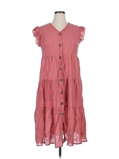 Pre-owned Lioness Casual Dress In Pink