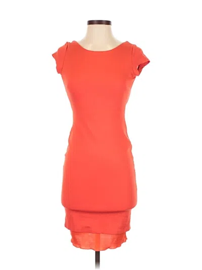 Pre-owned Lulus Cocktail Dress In Orange