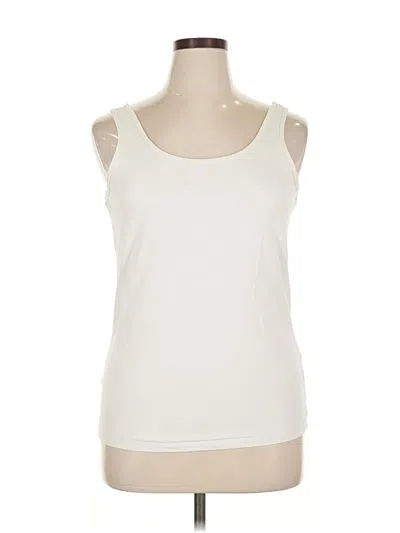 Pre-owned Maurices Tank Top Ivory Strapless Neckline Tops In White