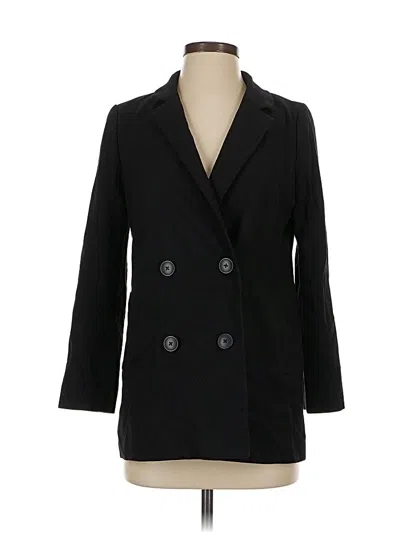 Pre-owned Madewell Blazer Jacket In Black