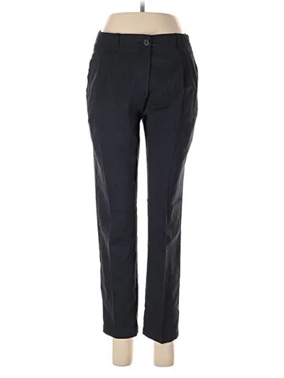 Pre-owned Assorted Brands Linen Pants In Black