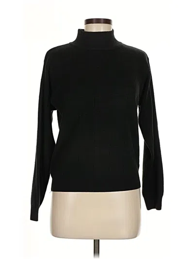 Pre-owned Dressbarn Turtleneck Sweater In Black