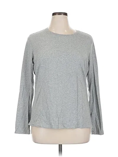 Pre-owned Banana Republic Factory Store Long Sleeve T-shirt In Gray