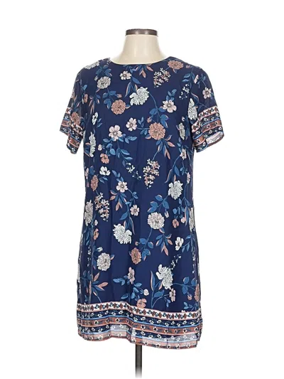 Pre-owned Lulus Casual Dress In Blue