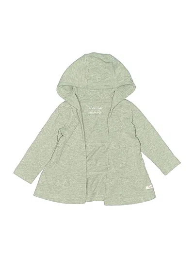 Pre-owned Ruffle Butts Kids' Zip Up Hoodie In Green