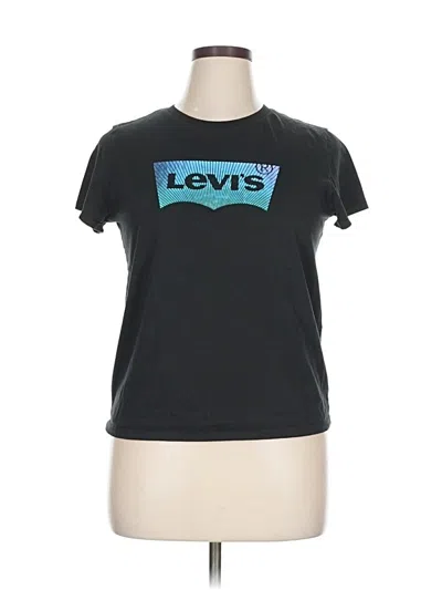 Pre-owned Levi's Active T-shirt In Black