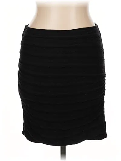 Pre-owned James Perse Formal Skirt In Black