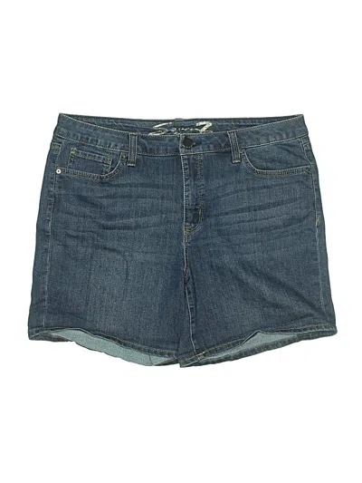 Pre-owned Seven7 Denim Shorts In Blue