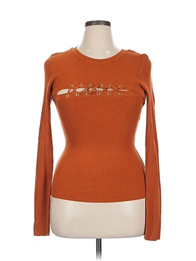 Guess Pullover Sweater In Brown