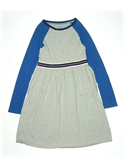 Pre-owned Lands' End Kids'  Dress In Gray