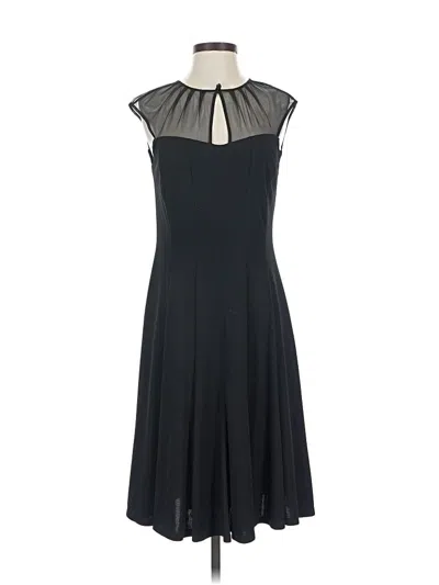 Pre-owned Leslie Fay Cocktail Dress In Black