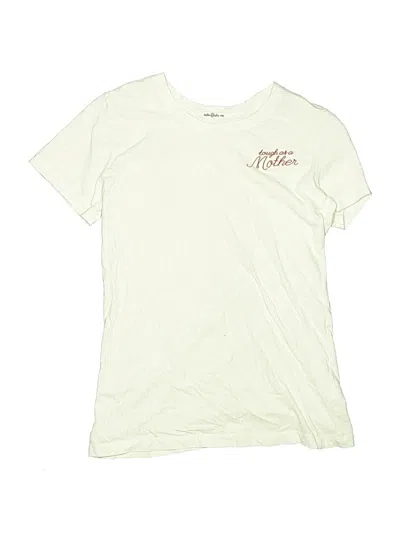 Pre-owned The Bee & The Fox Kids' Short Sleeve T-shirt In White