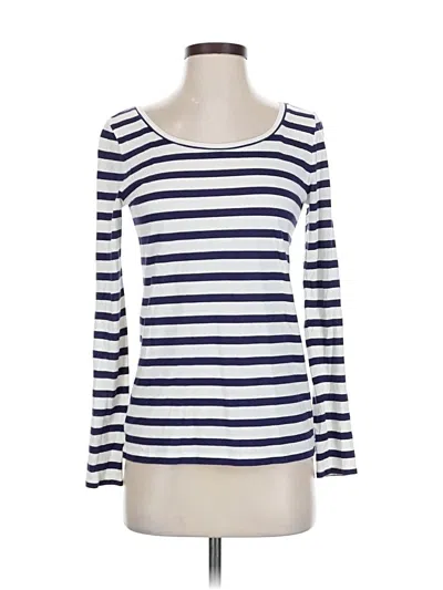 Pre-owned Ann Taylor Loft 3/4 Sleeve T-shirt In White