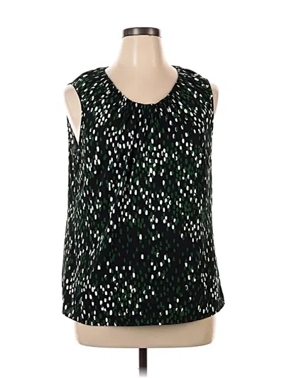 Pre-owned Banana Republic Factory Store Sleeveless Blouse In Green