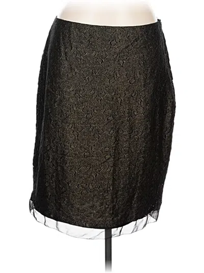 Pre-owned Ann Taylor Factory Formal Skirt In Black