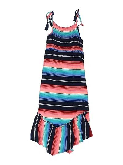 Pre-owned Justice Kids' Dress In Blue