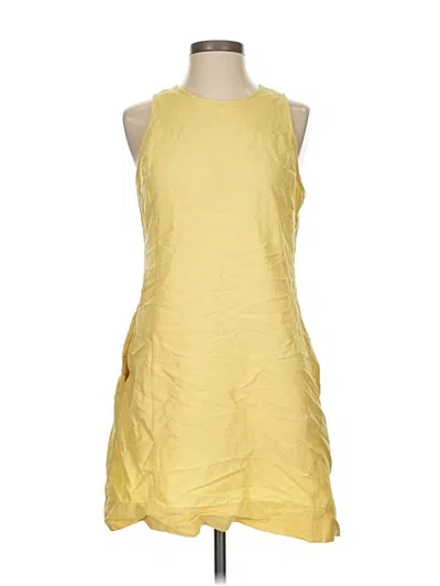Pre-owned Uniqlo Casual Dress In Yellow