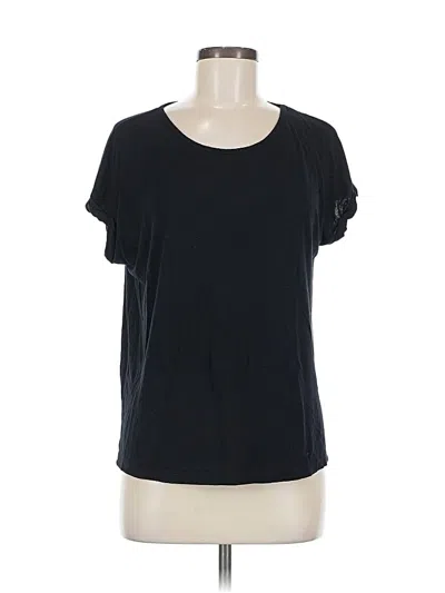 Pre-owned Lascana Short Sleeve T-shirt In Black