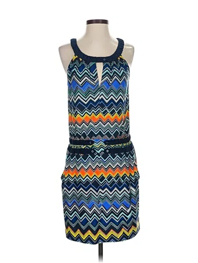 Pre-owned Bcbgmaxazria Casual Dress In Blue